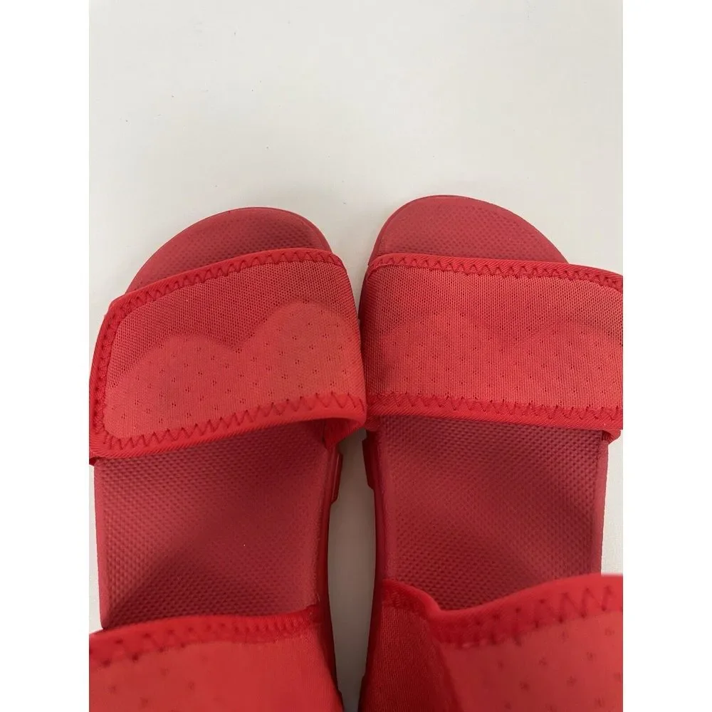 Hunter‎ Sandals Girls Size 3 Wellies Outdoor Big Kid Sandals Red Summer Colorful